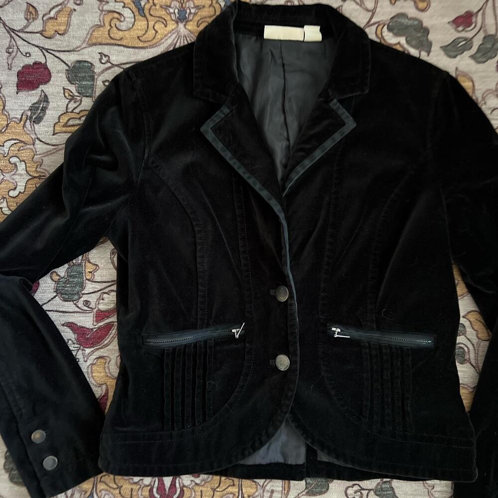 Vintage DKNY Jeans velvet blazer